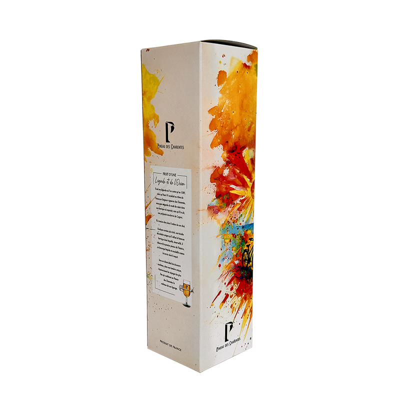 ETUI 1 BOUTEILLE PINEAU AVEC FENETRE "ARTISTE"