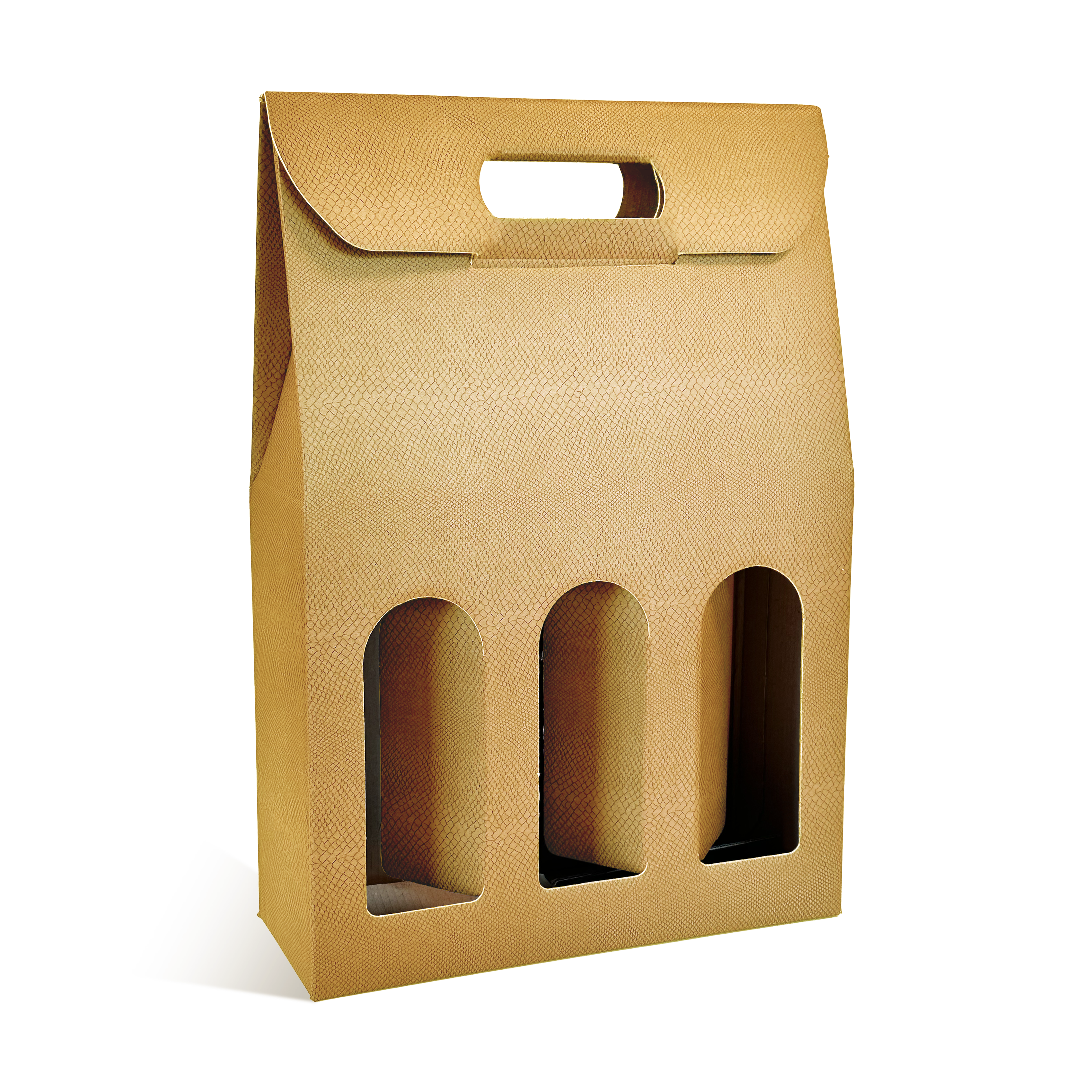 VALISETTE 3 BOUTEILLES SKIN OR + FENETRE