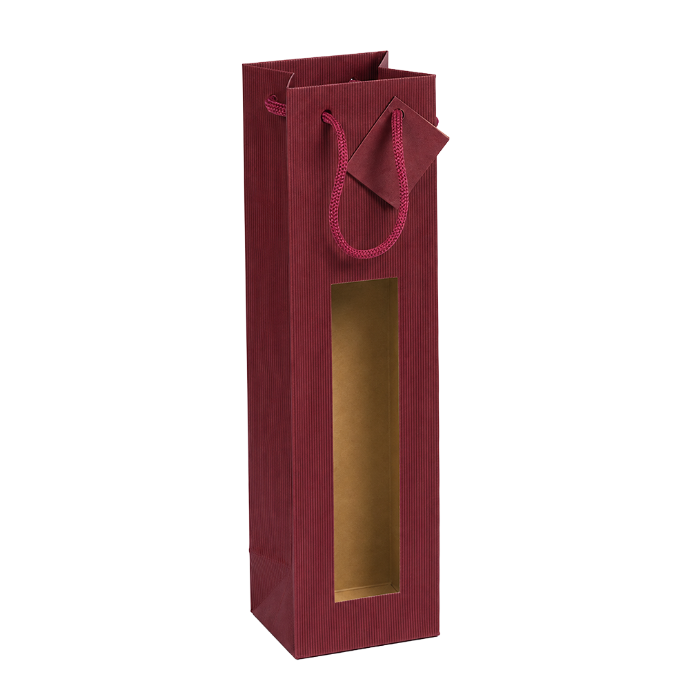 SAC 1 BOUTEILLE KRAFT LIE DE VIN + FENETRE