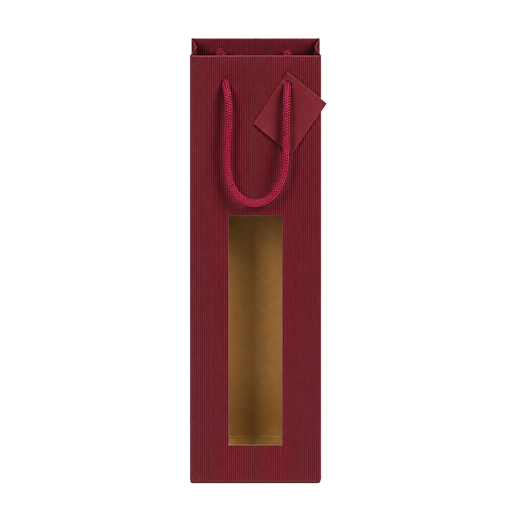 SAC 1 BOUTEILLE KRAFT LIE DE VIN + FENETRE