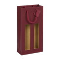 SAC 2 BOUTEILLES KRAFT LIE DE VIN + FENETRE