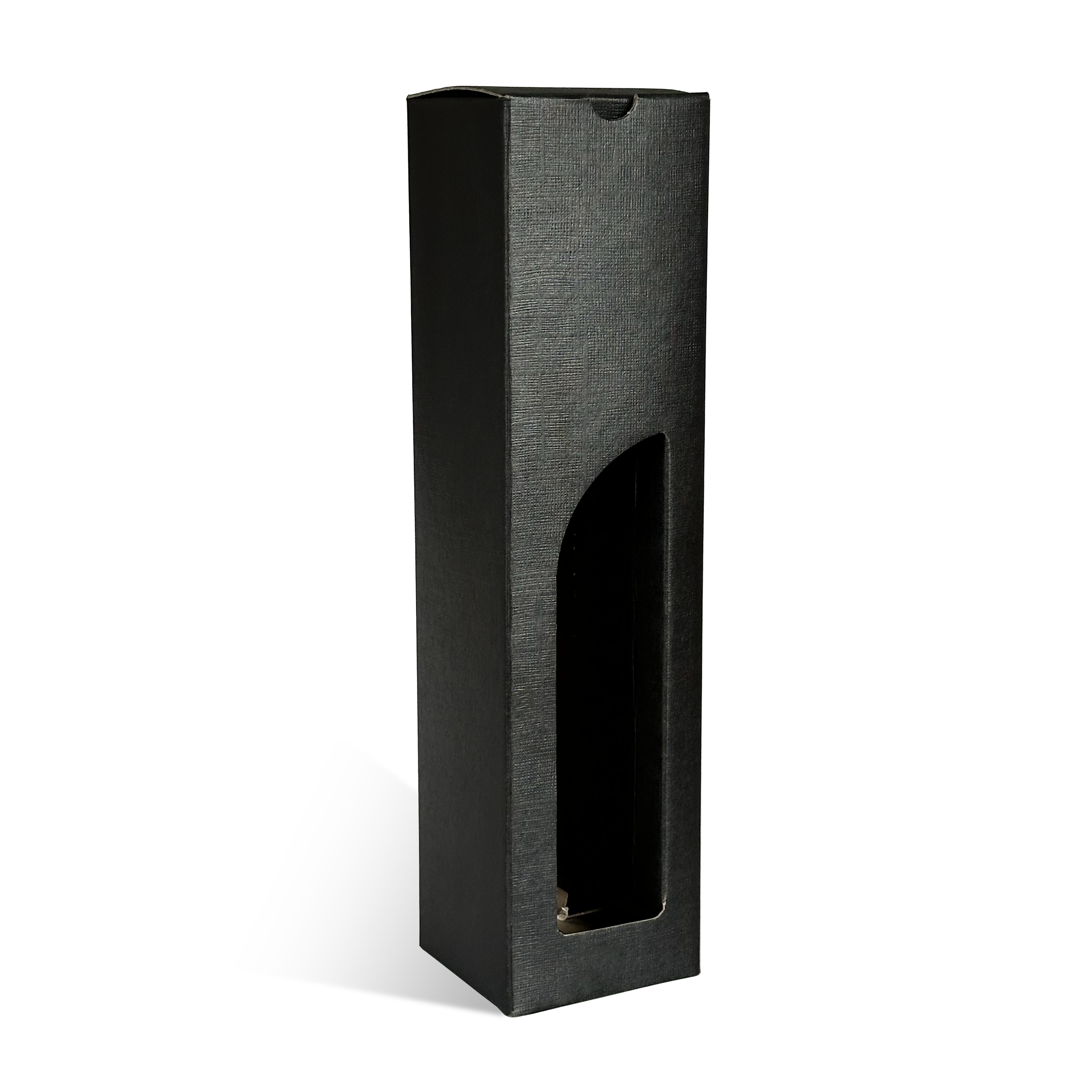 ETUI 1 BOUTEILLE NOIR GRAND MODELE + FENETRE