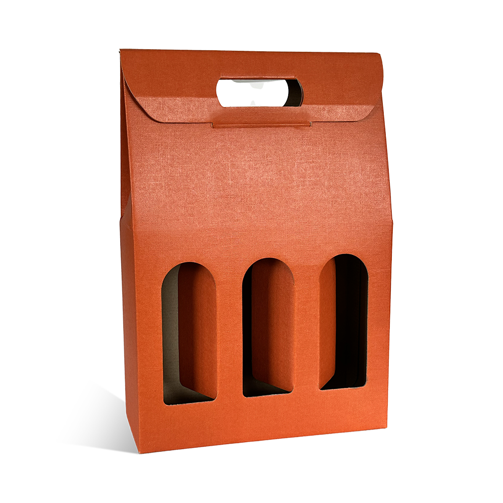 VALISETTE 3 BOUTEILLES ORANGE