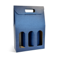 VALISETTE 3 BOUTEILLES BLEU FONCE