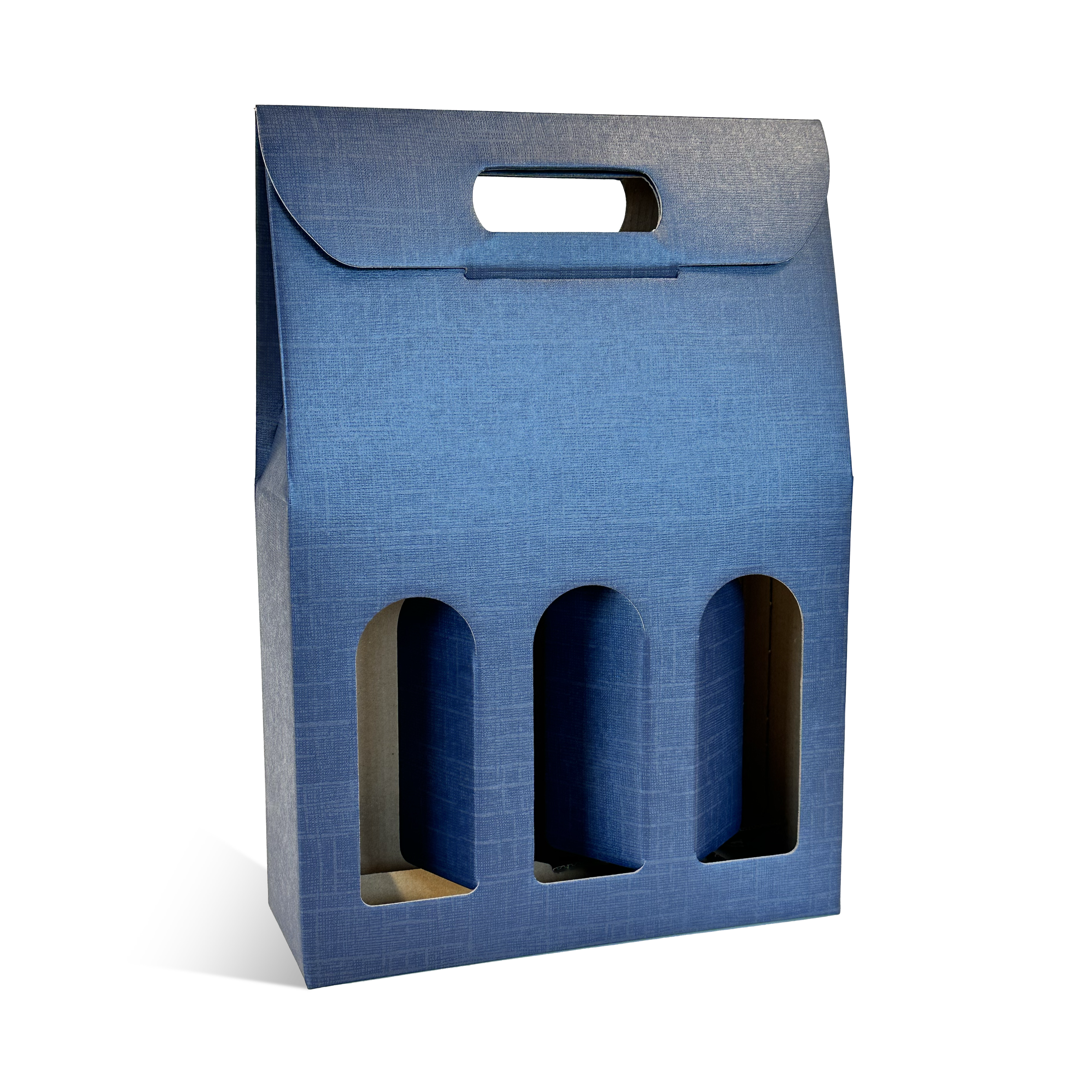 VALISETTE 3 BOUTEILLES BLEU FONCE