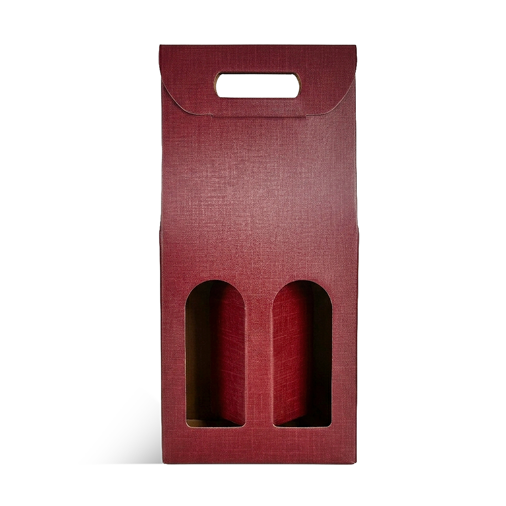 VALISETTE 2 BOUTEILLES BORDEAUX + FENETRE