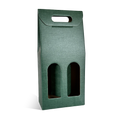 VALISETTE 2 BOUTEILLES VERT + FENETRE