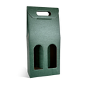 VALISETTE 2 BOUTEILLES VERT + FENETRE