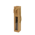 SAC 1/2 BOUTEILLE KRAFT NATUREL + FENETRE