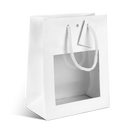 SAC CARAFE BLANC MAT AVEC FENÊTRE