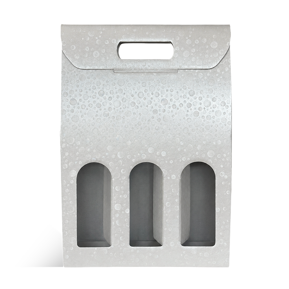 VALISETTE 3 BOUTEILLES BLANC SFERE + FENETRE