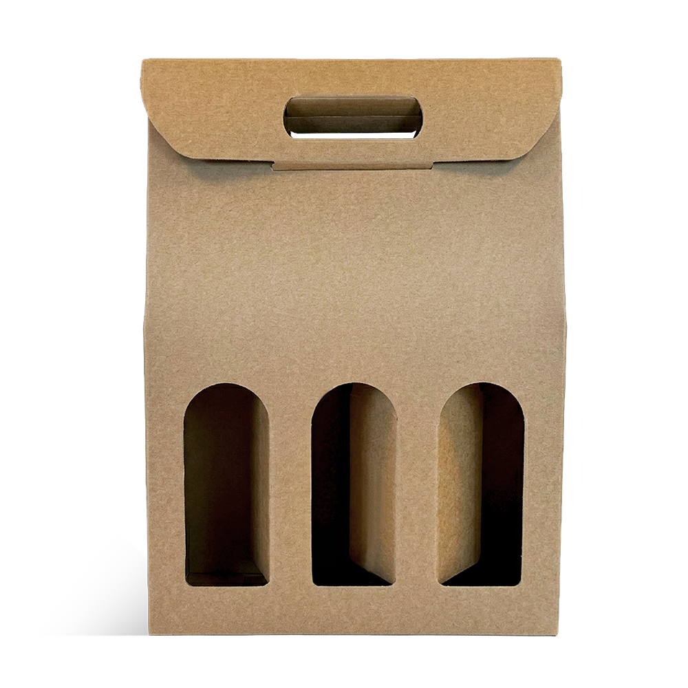 VALISETTE 3 BOUTEILLES KRAFT
