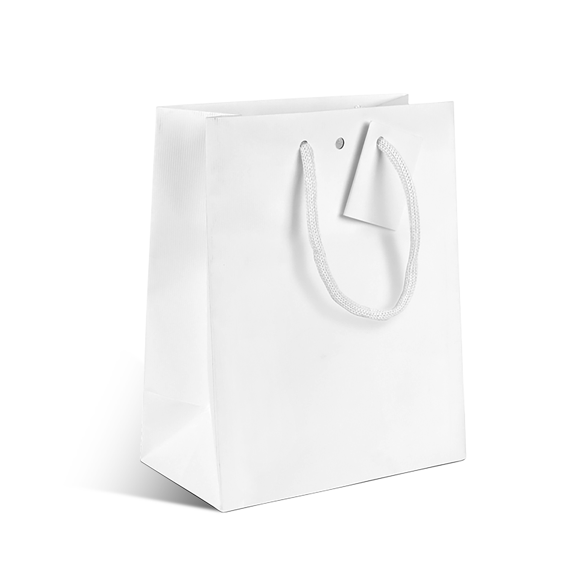 SAC CARAFE BLANC MAT MOYEN MODELE