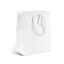 SAC CARAFE BLANC MAT MOYEN MODELE