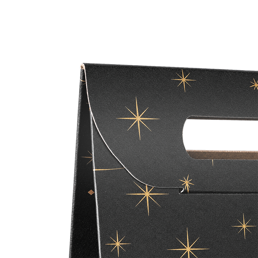 VALISETTE 2 BOUTEILLES NOIR ETOILE + FENETRE