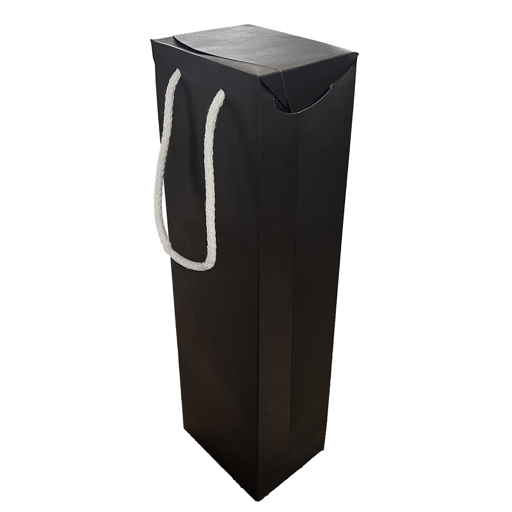 SAC ETUI 1 BOUTEILLE NOIR/BLANC