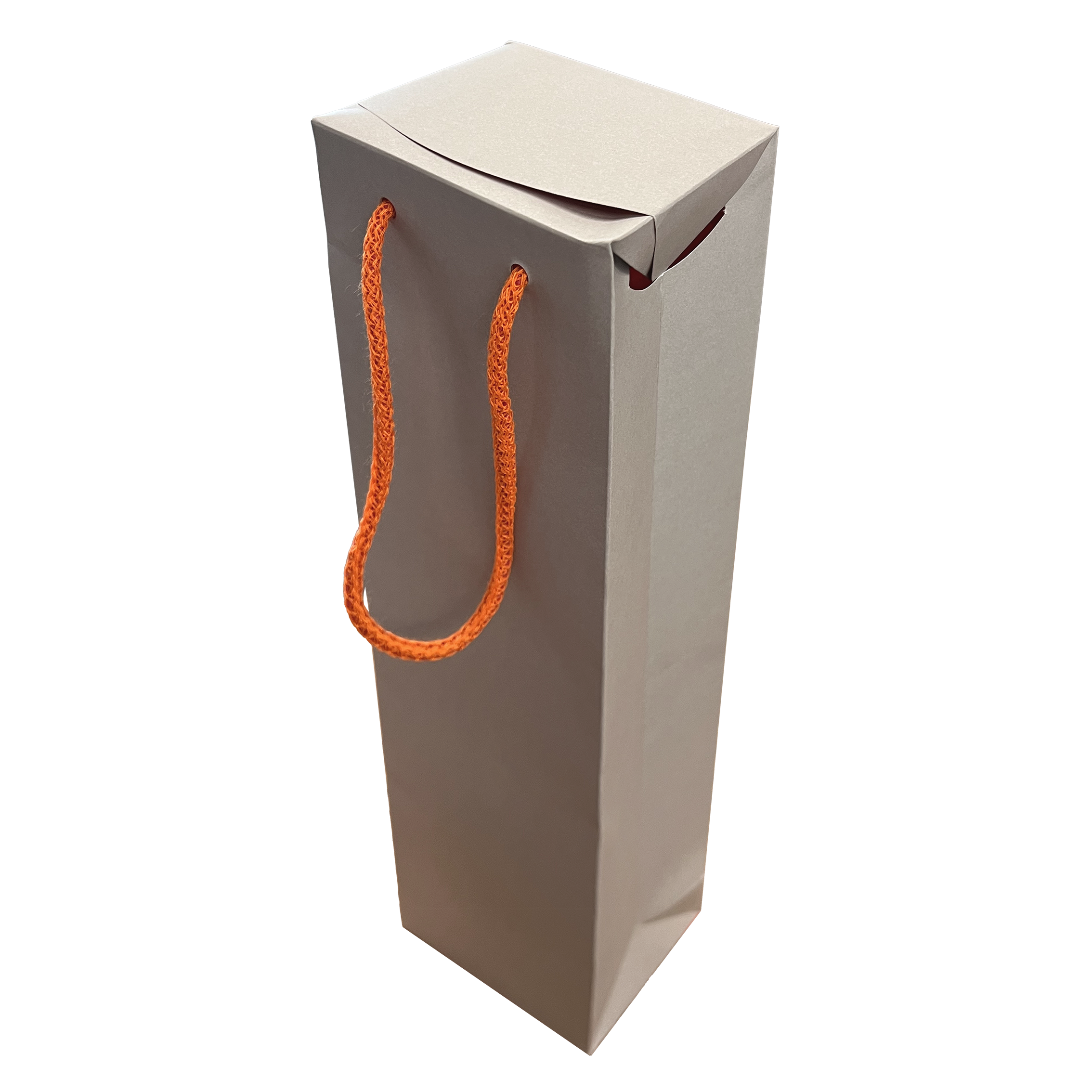 SAC ETUI 1 BOUTEILLE GRIS/ORANGE