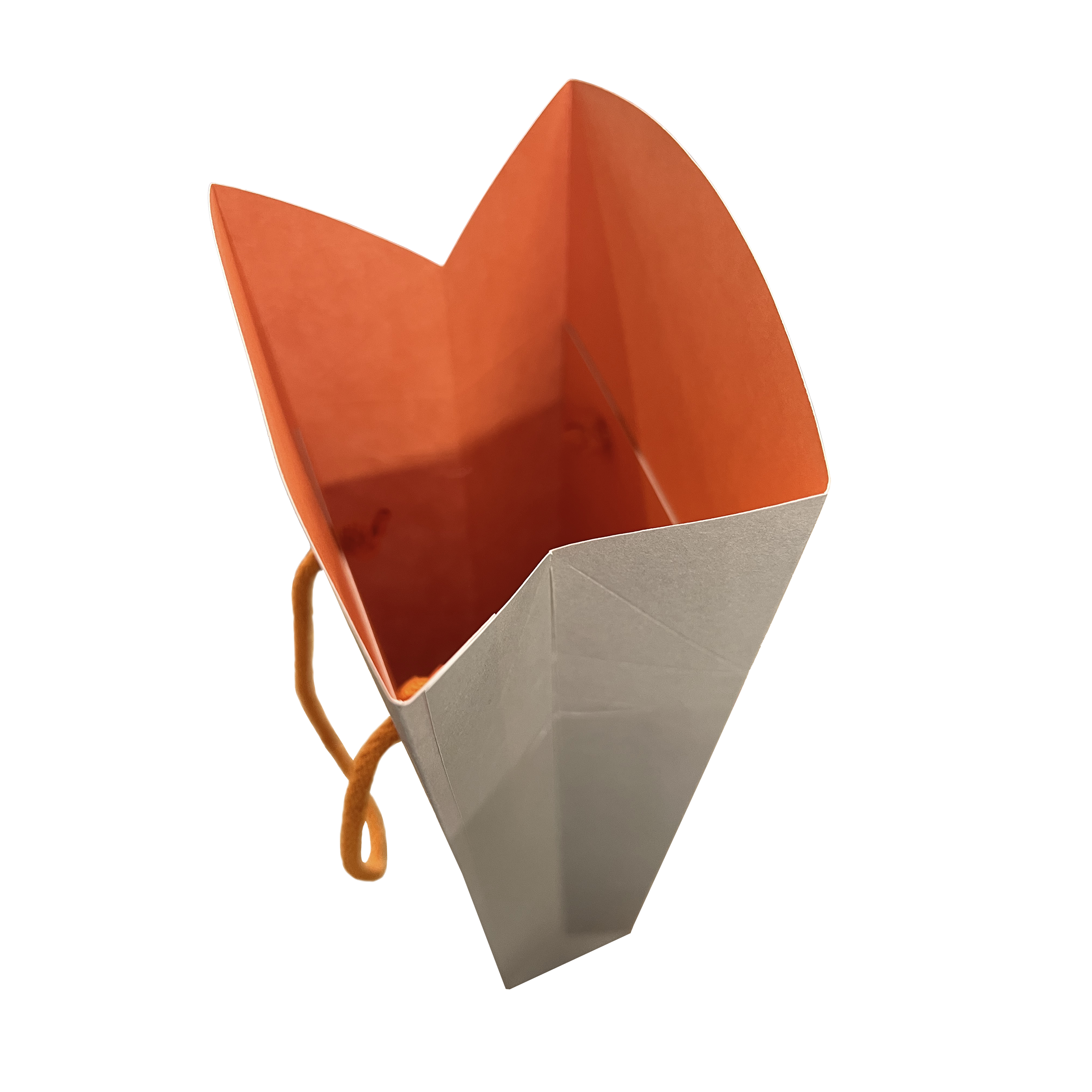 SAC ETUI 1 BOUTEILLE GRIS/ORANGE