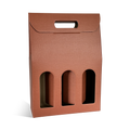 VALISETTE 3 BOUTEILLES CUIVRE + FENETRE