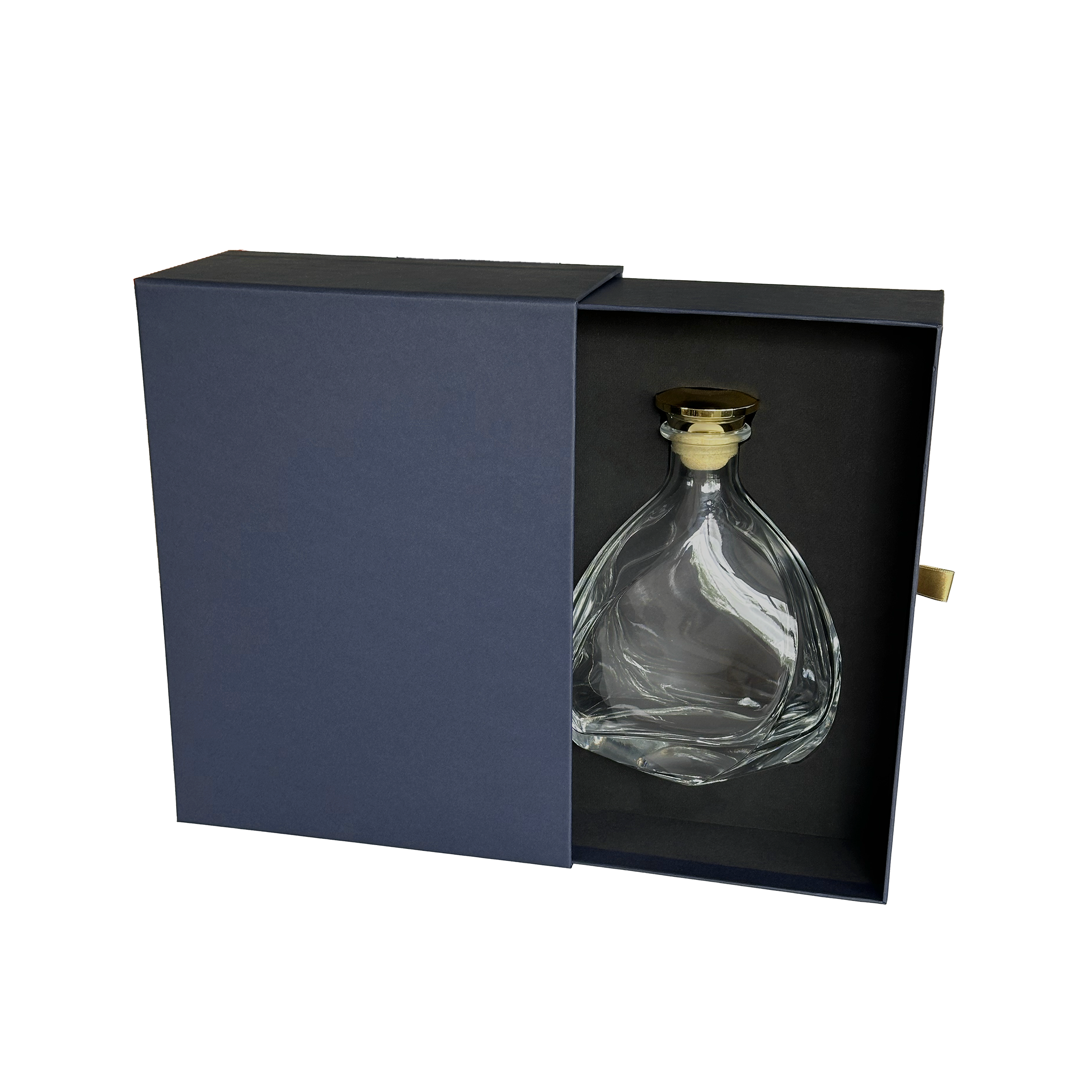 PACK COFFRET TIROIR BLEU AVEC CALE FORMAT CARAFE LISZT
