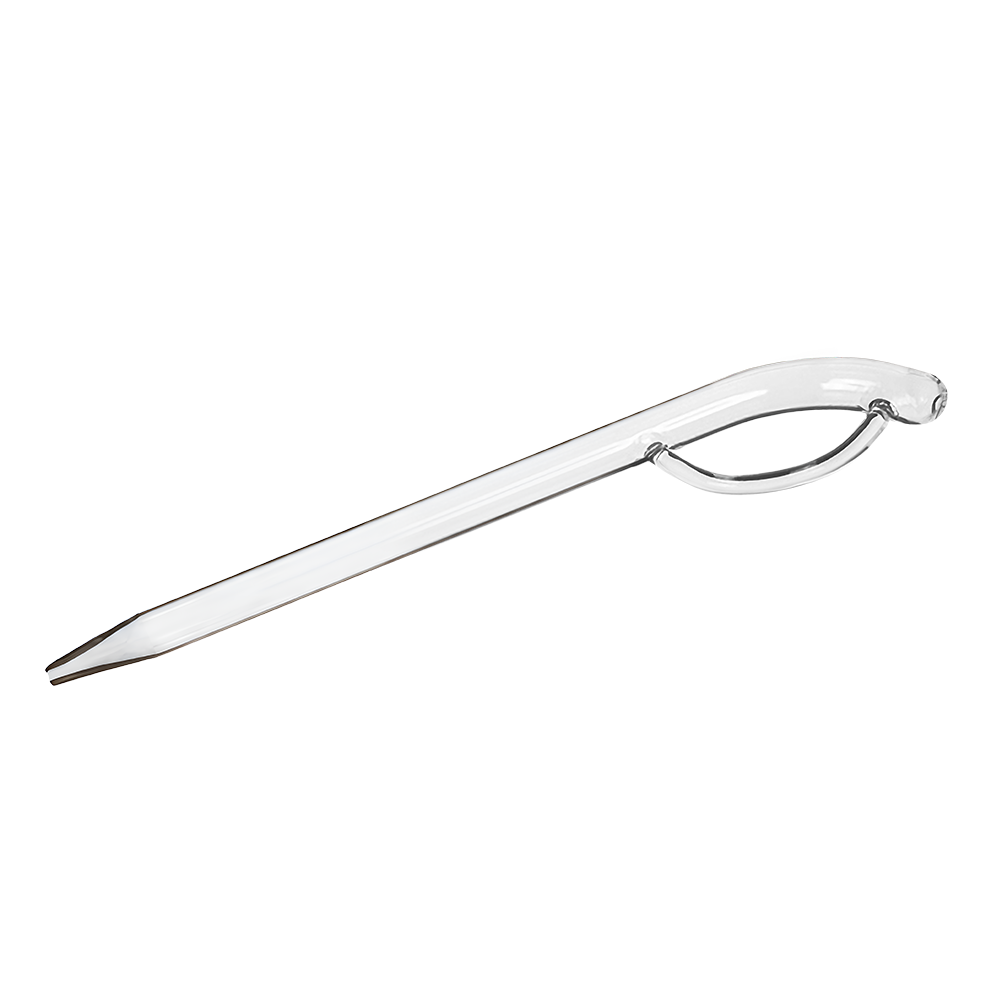 PIPETTE/TÂTE-VIN COUDÉE 1 POIGNÉE VERRE 45CM