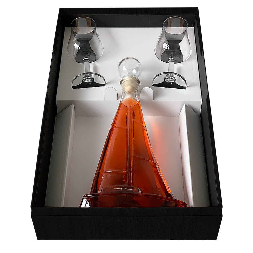 PACK VOILIER 35 CL + 2 VERRES NEUTRE