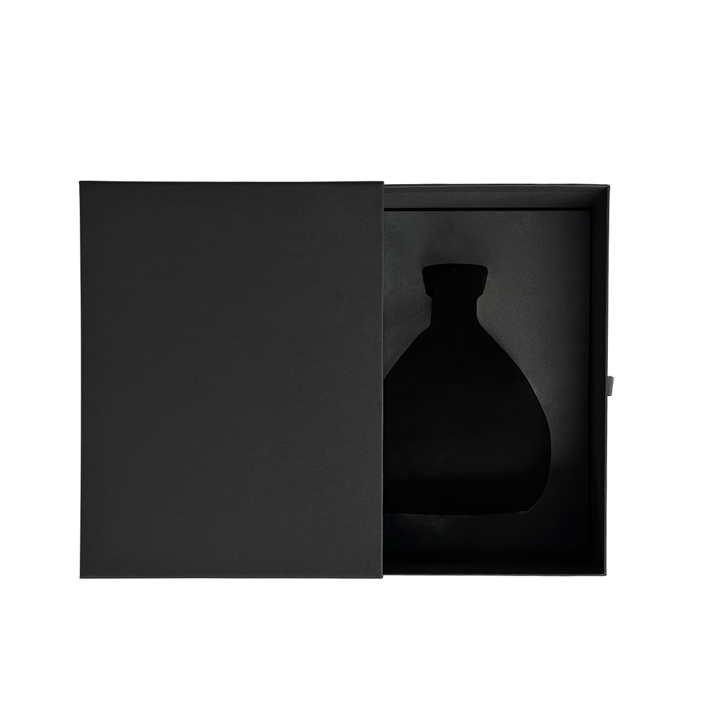 PACK COFFRET TIROIR NOIR AVEC CALE FORMAT CARAFE LISZT