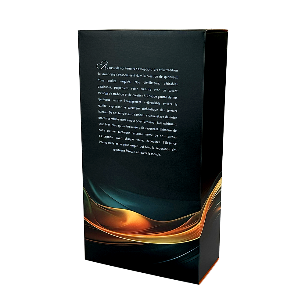 PACK COFFRET "BOREAL" 1 BOUTEILLE 75CL ET 2 VERRES