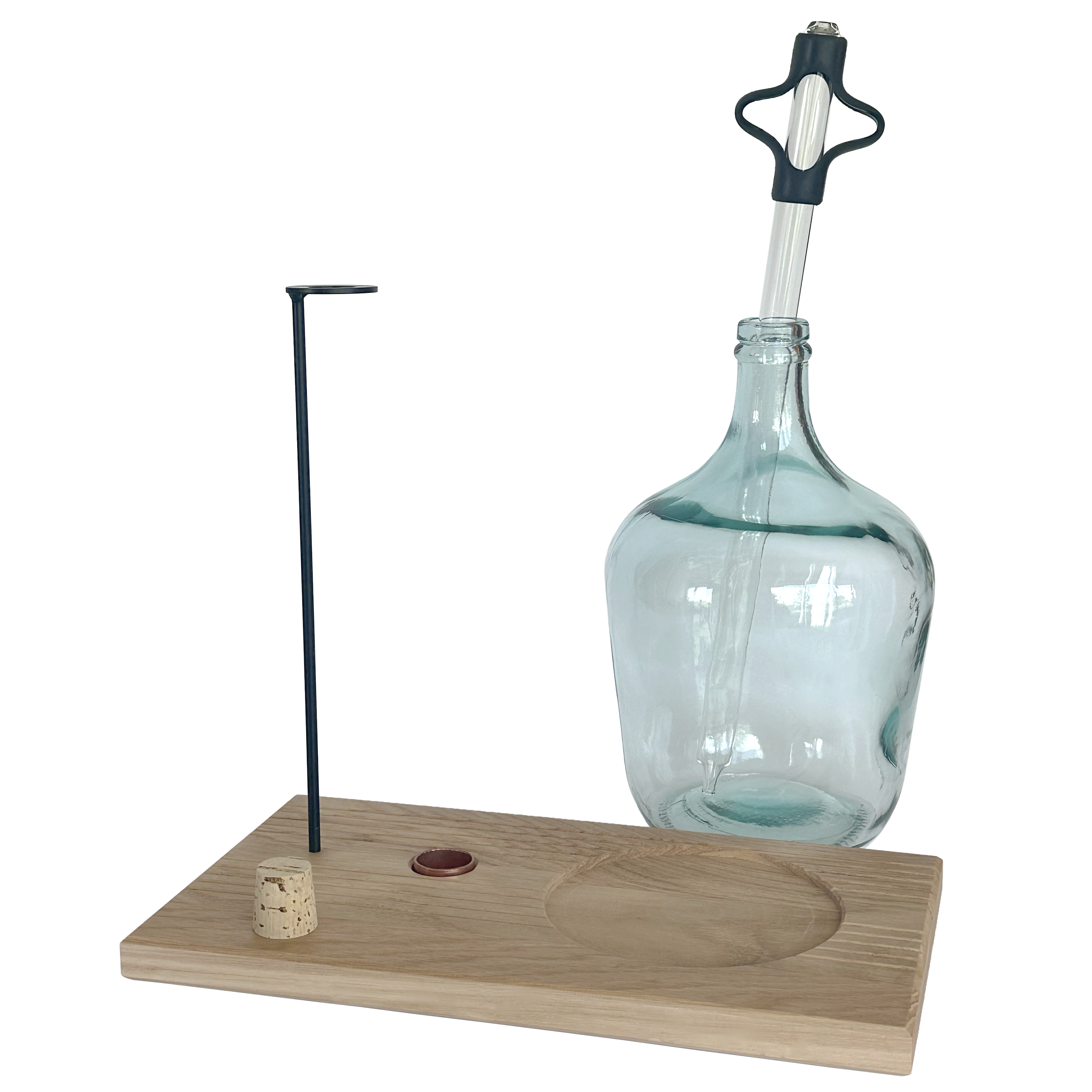 DAME JEANNE 4L ET SON SET DE SERVICE