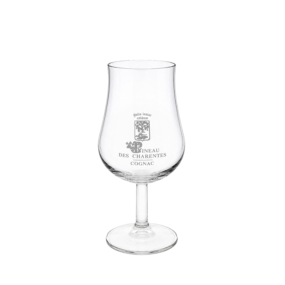 VERRE TULIPE IMPRIME PINEAU COGNAC 13 CL