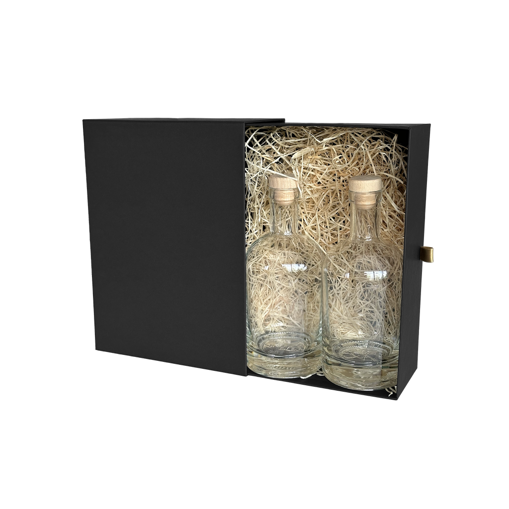 COFFRET TIROIR CARAFE NOIR