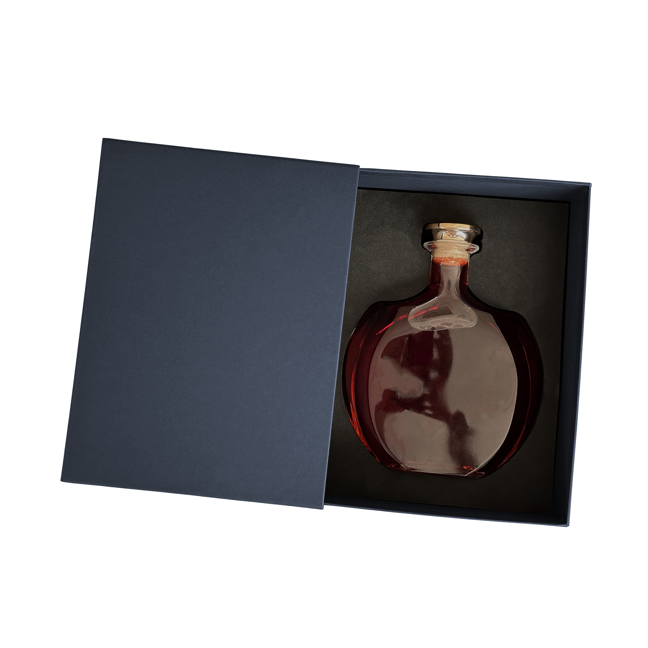 PACK COFFRET TIROIR BLEU AVEC CALE FORMAT CARAFE HÉLIANTHE