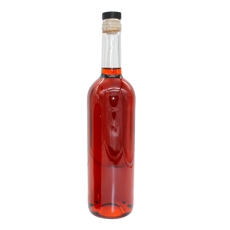 Bouteille bordelaise transparente 75 cl