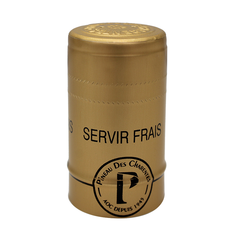 Capsule complexe aluminium or Pineau des Charentes