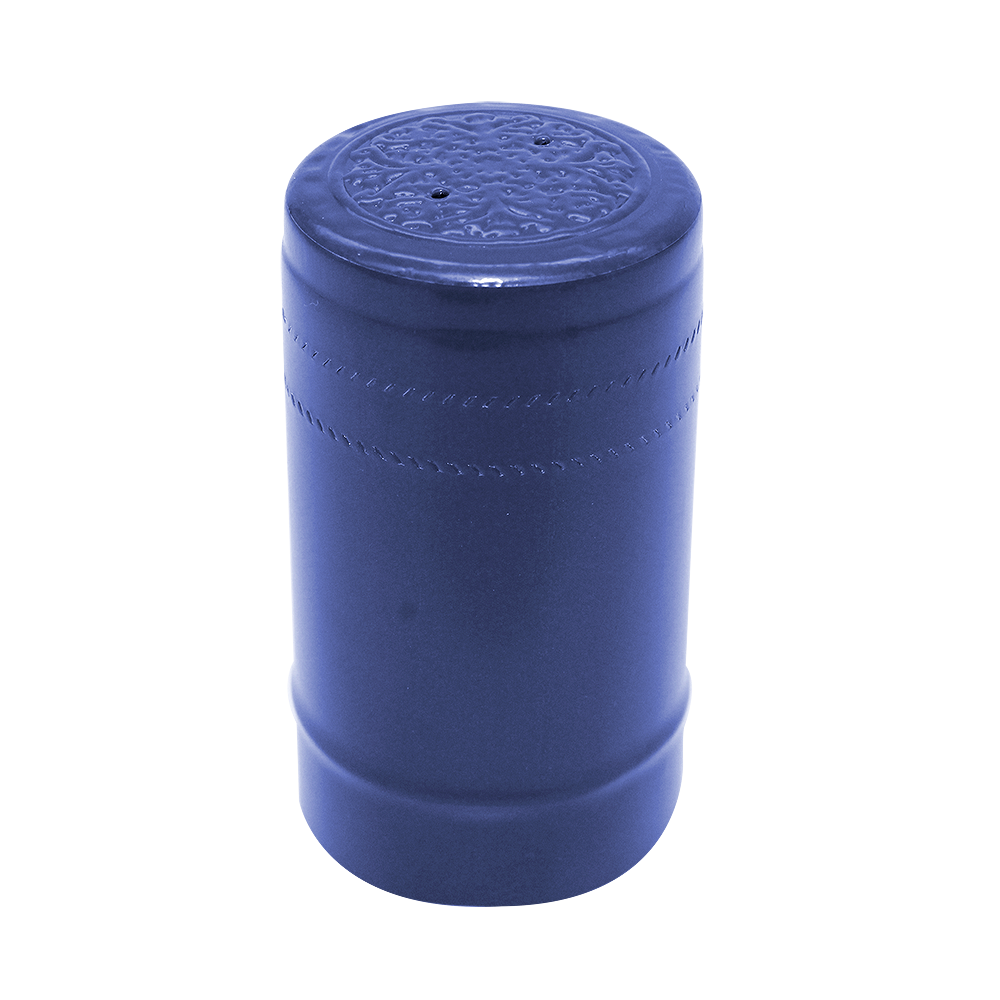 Capsule complexe aluminium bleu rosace