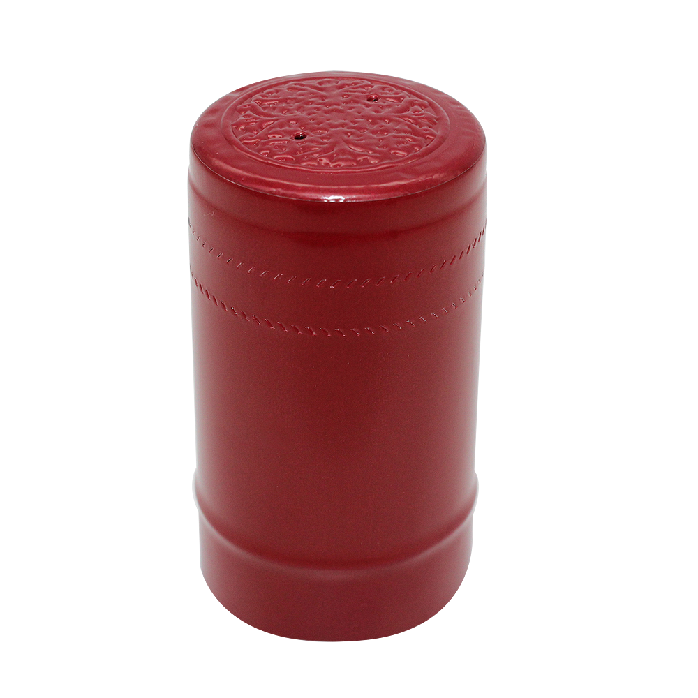 Capsule complexe aluminium rouge rosace