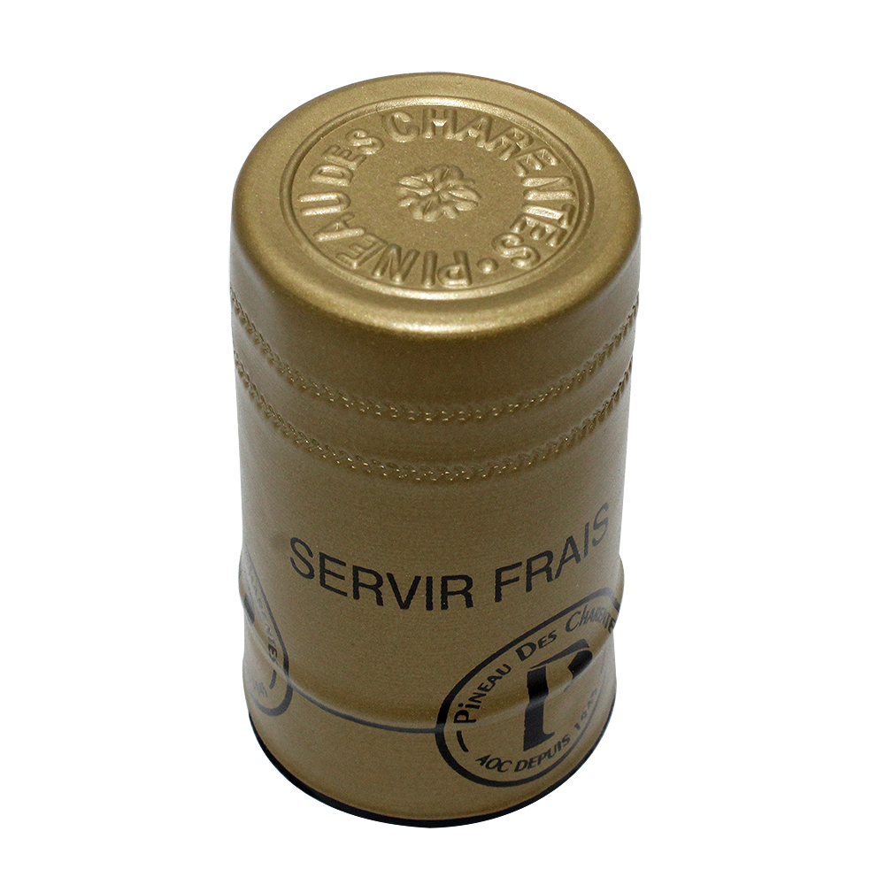 Capsule étain or Pineau des Charentes