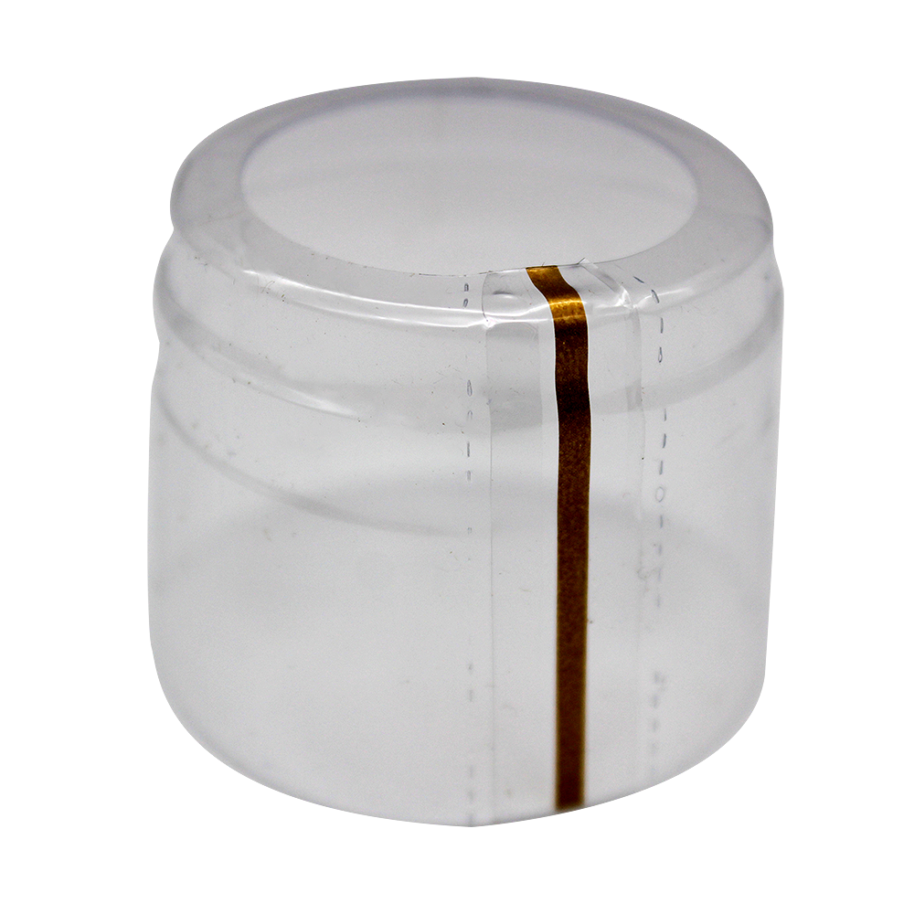 Manchon PVC préformé thermoretractable transparent millenium