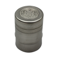 capsule étain argent rosace