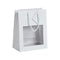 sac carafe blanc mat avec fenêtre