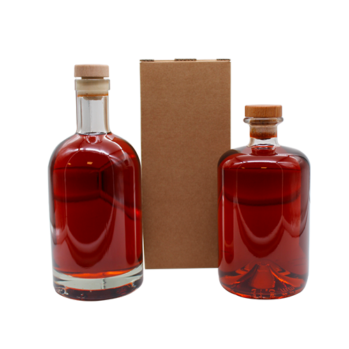 étui kraft avec bouteille nocturne 70 cl et bouteille pharma 70 cl