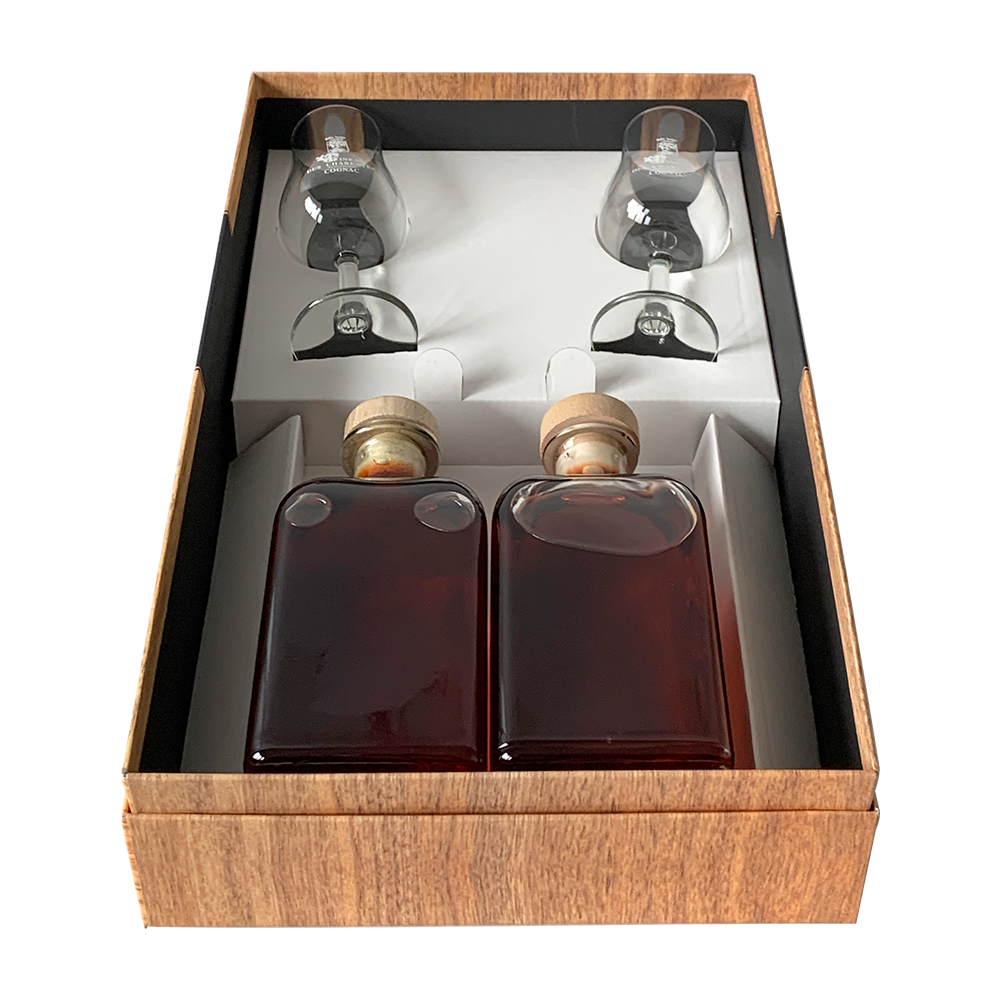 Pack 2 bouteilles apoteker + 2 verres